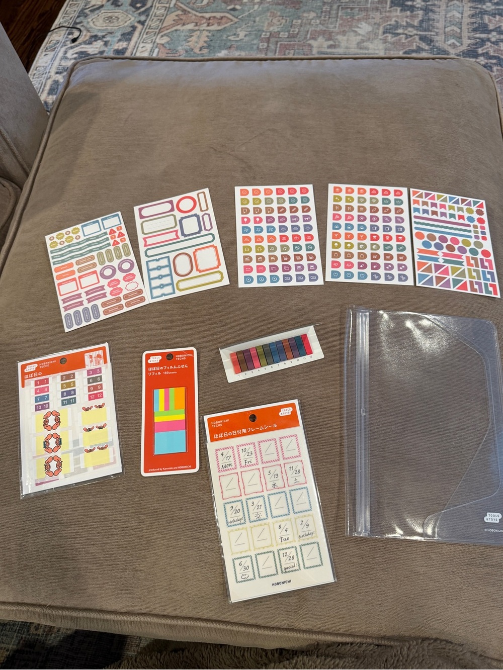 TSUKI no IRO hobonichi stationary supplies Japanese stationary planner